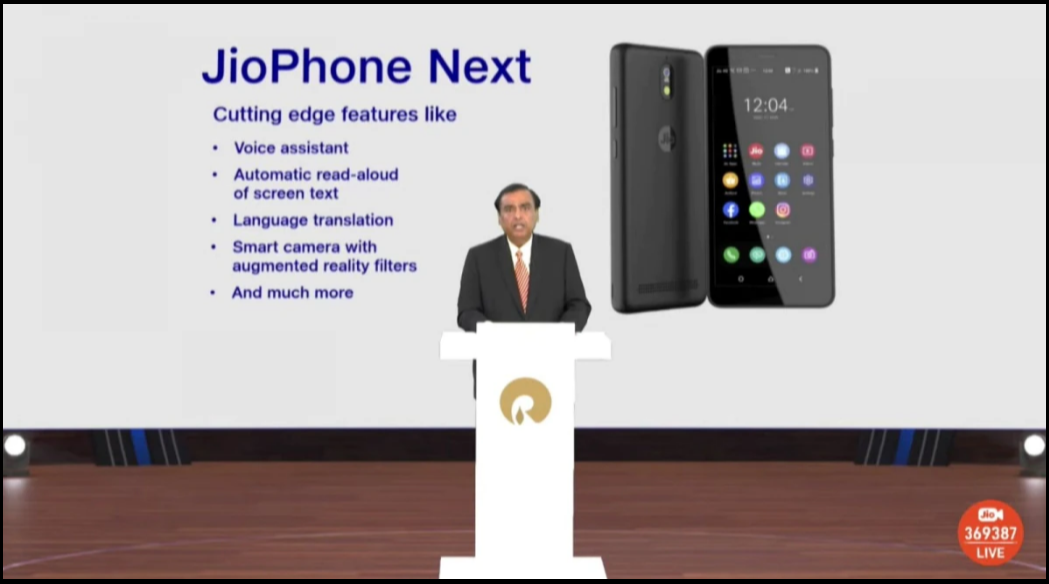JioPhone Next smartphone launched!!
