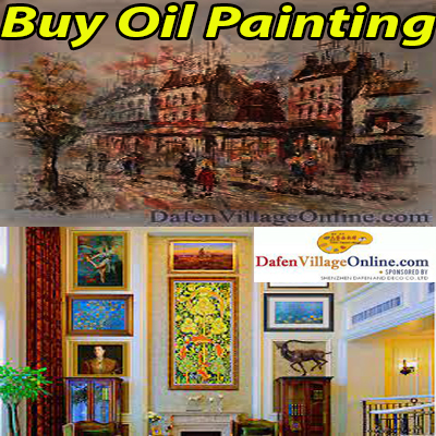 Oil Paintings – Version of vibrant dabs of paint