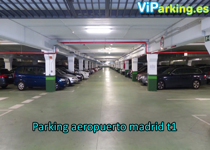 Parking de larga estancia en el aeropuerto de Madrid