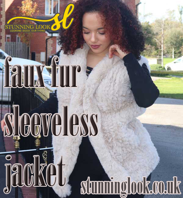 Styling Ideas For Faux Fur Sleeveless Jacket