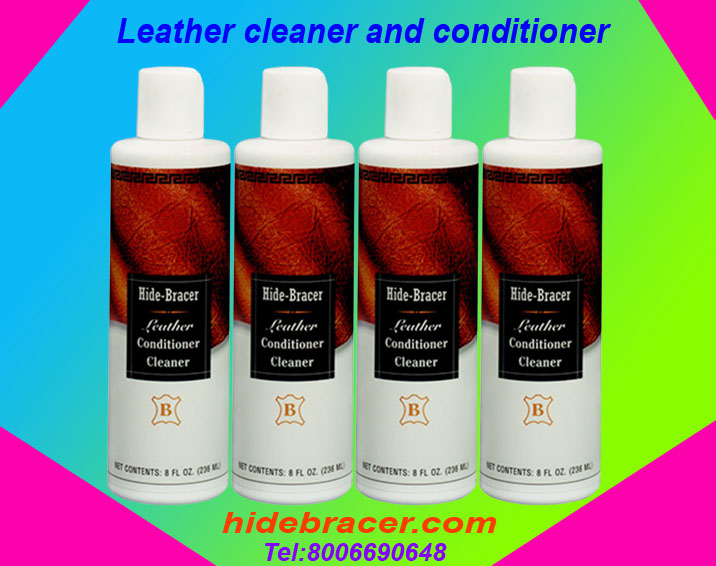 Hide Bracer’s Leather Cleaner And Conditioner To Reinstate Leathers’ Original Look, Shine, & Feel