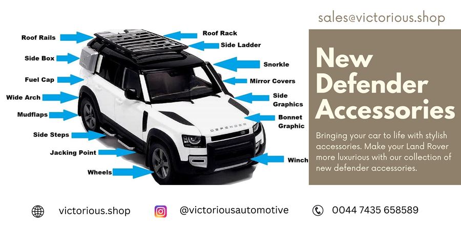 Transform Your Range Rover’s Style & Functionality With New Defender Accessories