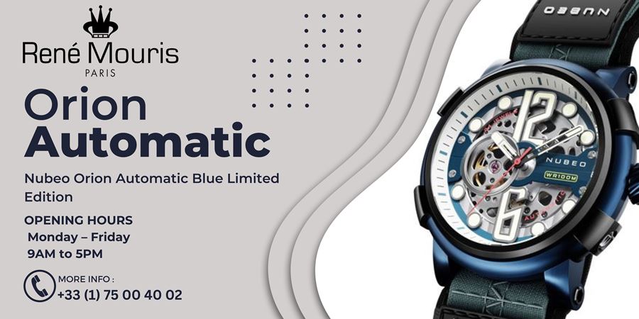 Get French Luxury With The Orion Automatic & FR Watches