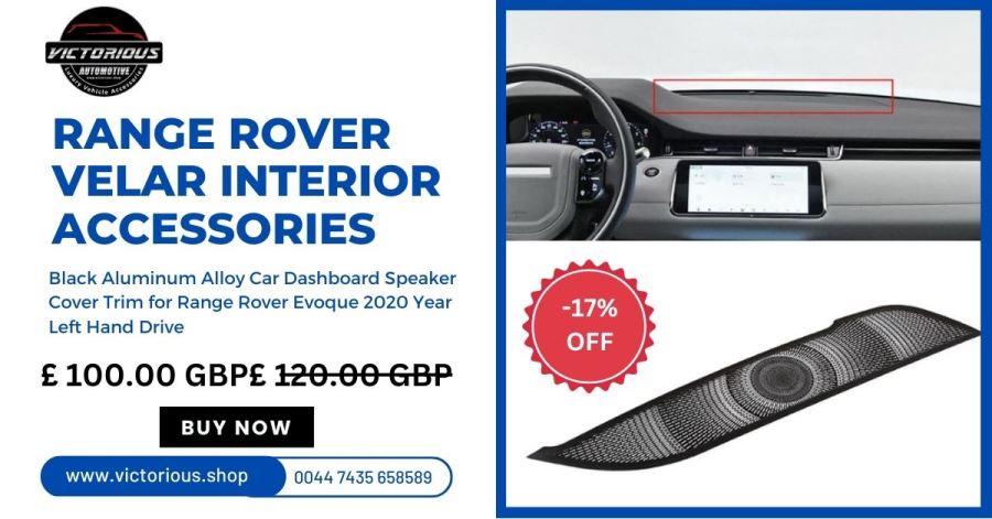 Top Range Rover Velar Interior Accessories For Road Trips & Adventures