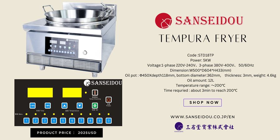 Where Efficiency Meets Versatility: Mastering Japanese Cuisine With Tempura Fryers, Noodle Boilers, & Rotating Cooking Pots