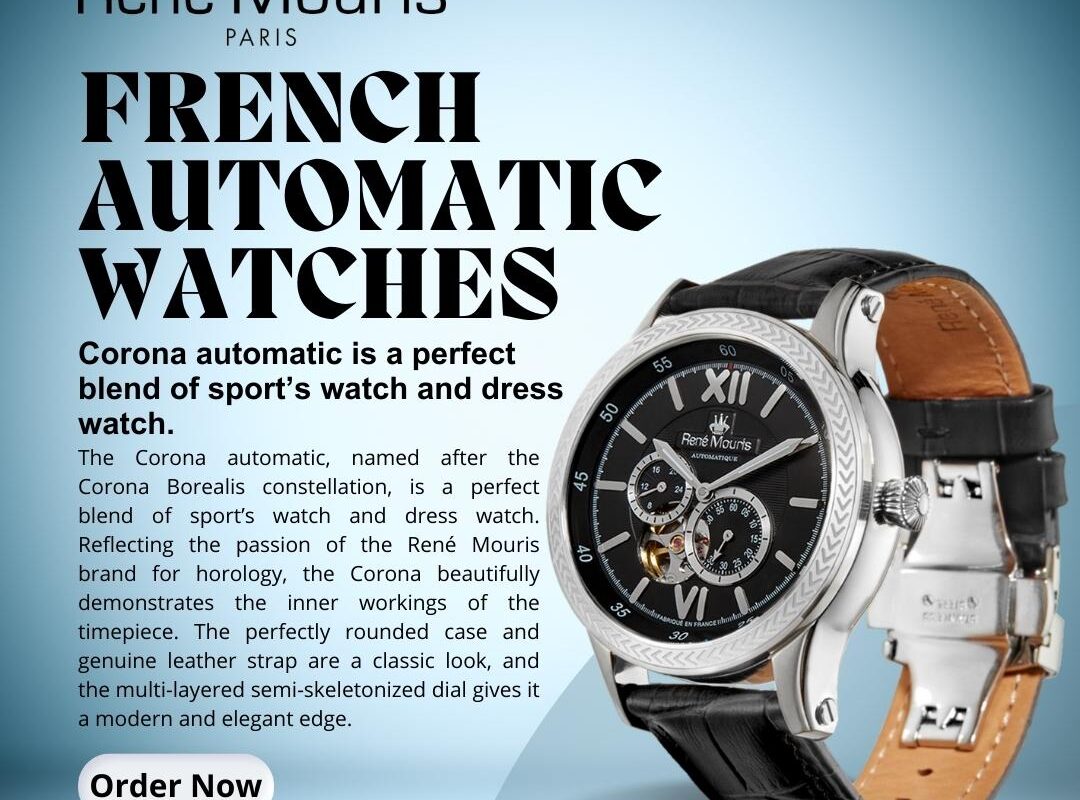 French Artistry Meets Stainless Steel Durability In Automatic Watches