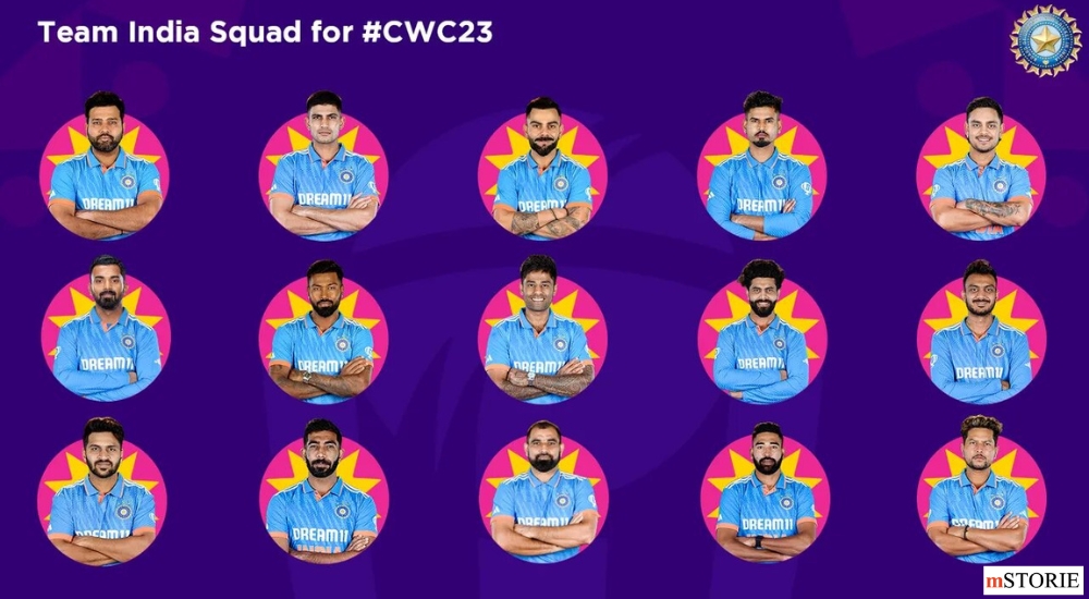 India’s squad for ICC Men’s Cricket World Cup 2023 announced