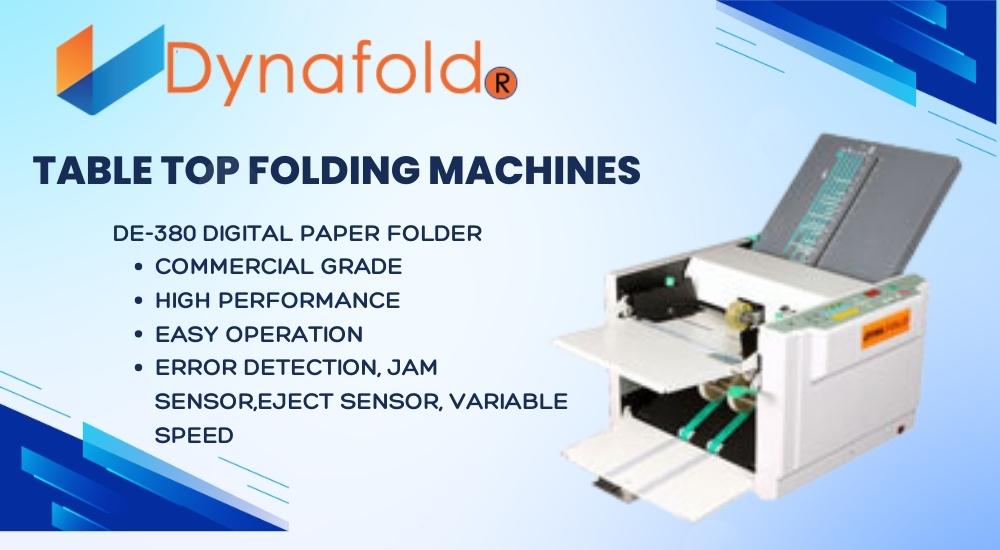 How Table Top Folding Machines & Low Cost Paper Folders Transform Businesses