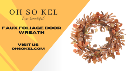 Bringing the Outdoors In: The Beauty of Faux Foliage Door Wreaths