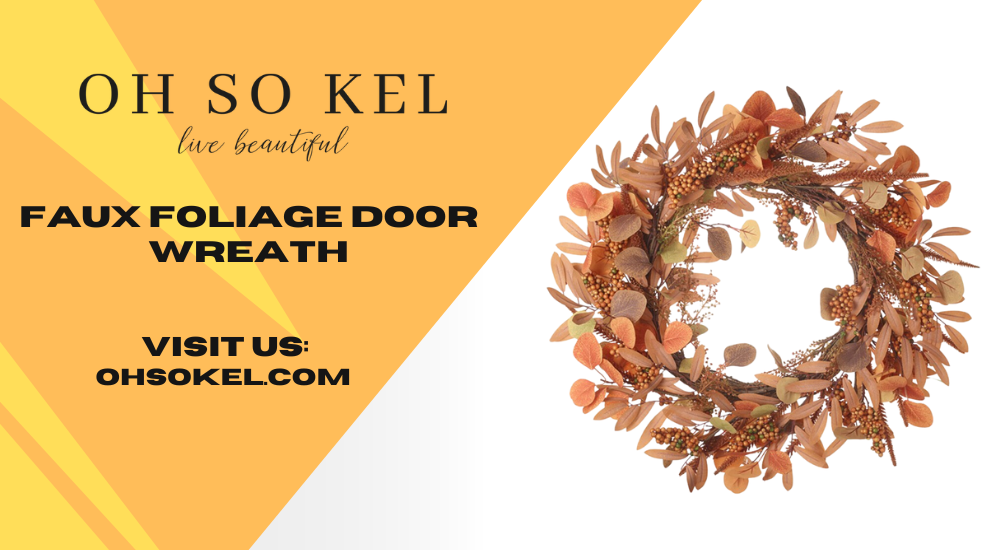 Bringing the Outdoors In: The Beauty of Faux Foliage Door Wreaths