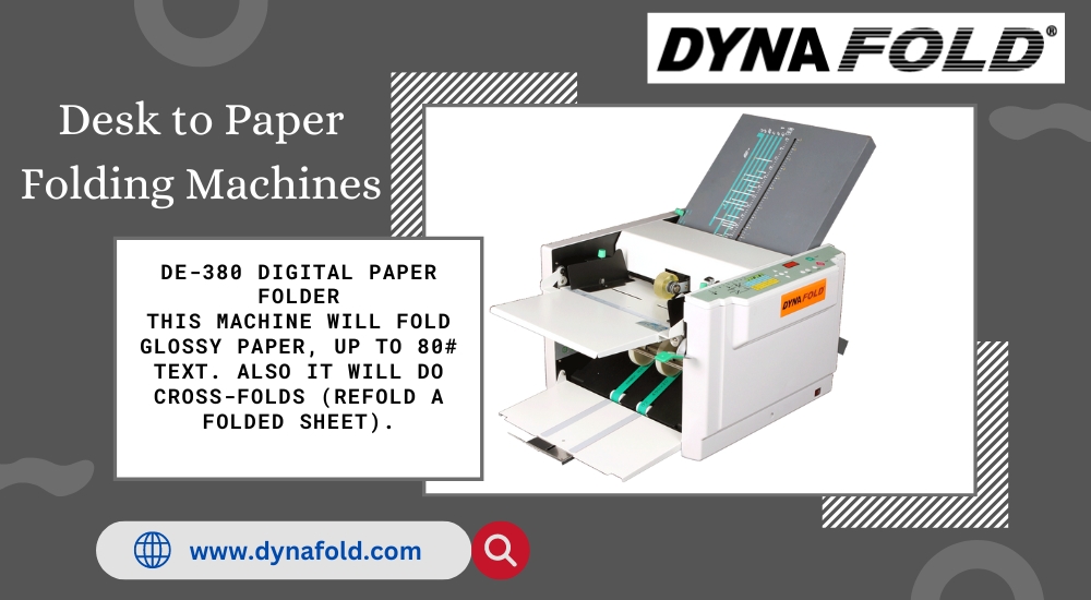 What are the different types of paper folding machines available?