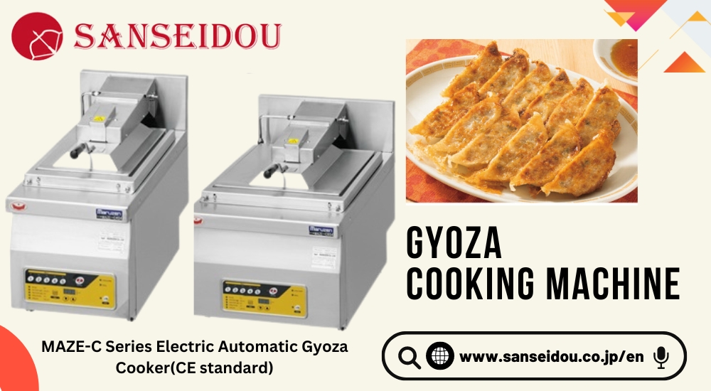 Simplifying gyoza with a gyoza machine