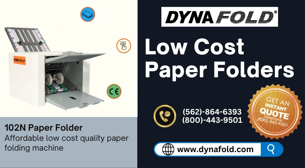 Stack Your Papers: Low-Cost Paper Folders and Desk-to-Paper Folding Machines for Every Need