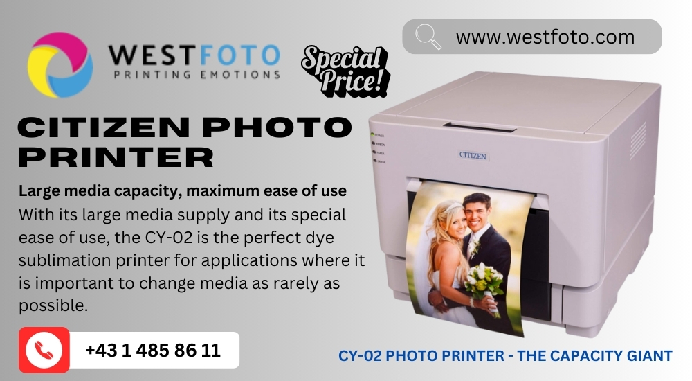 Elevate Your Printing Experience with WestFoto’s Citizen Photo Printer and Mitsubishi Fotodrucker.