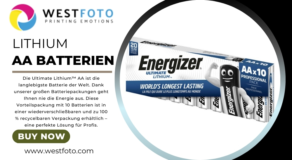 How Lithium Batteries Can Help Photographers Be More Efficient?